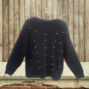 NWT Women's Black Long-sleeve, Light-weight Top, Size 1XL